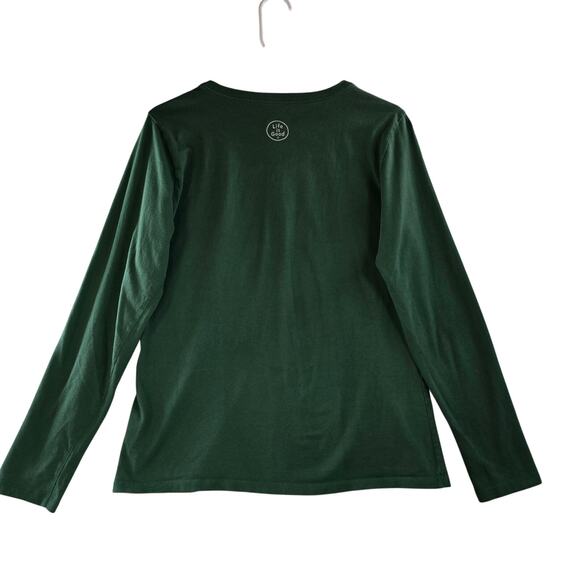 Life is Good Classic Fit Crusher Tee "Don't Moose with Me" Green Size M Women's - Picture 2 of 7